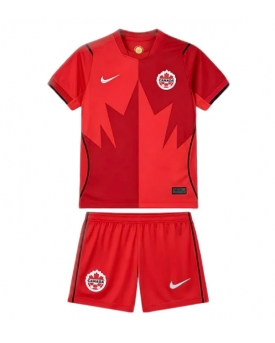 Billige Fotballdrakt Canada Replika Hjemmedraktsett Barn VM 2026 Kortermet (med bukser)